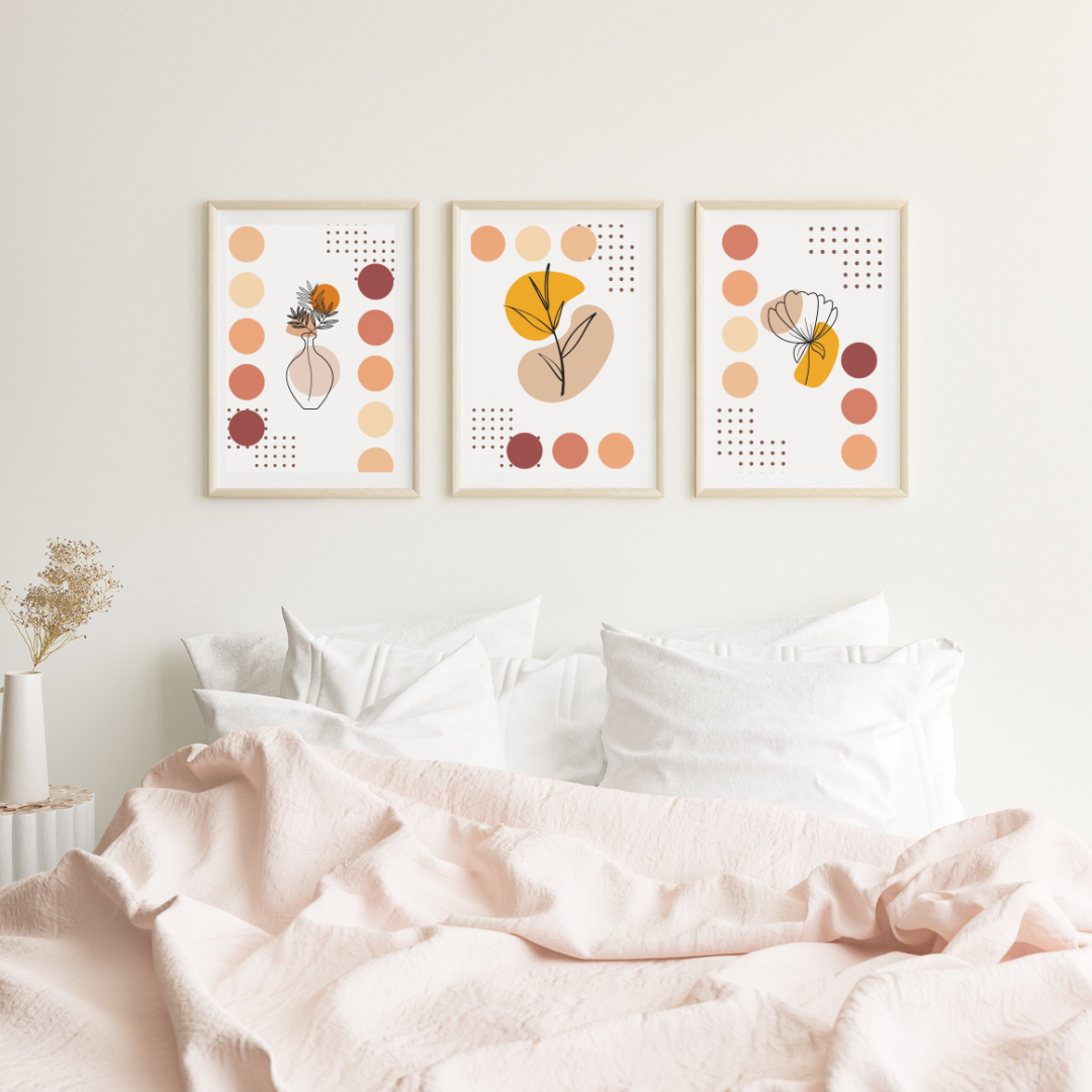 Modern Abstract Spring vibes 3:4 Ratio Wall Art Print