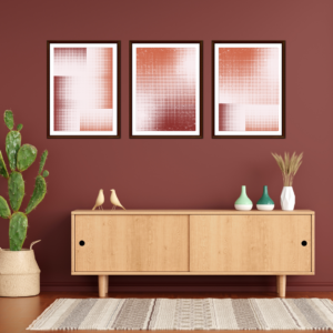 Abstract patterns in shades Wall Art Digital Print 3:4 Ratio